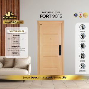 Pintu Fortress Tipe FORT 90.15 Motif Kayu