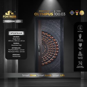 Pintu Fortress Tipe OLYMPUS 100.03 Bahan Baja